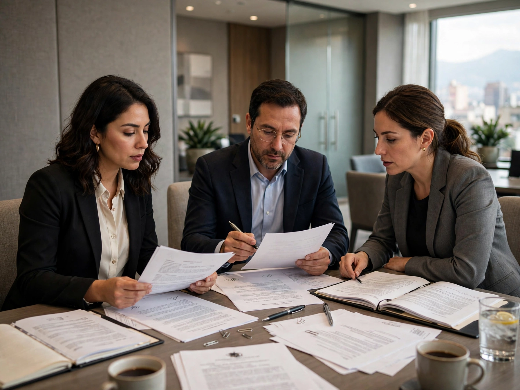 Área legal y cumplimiento en Marriott contratos y privacidad