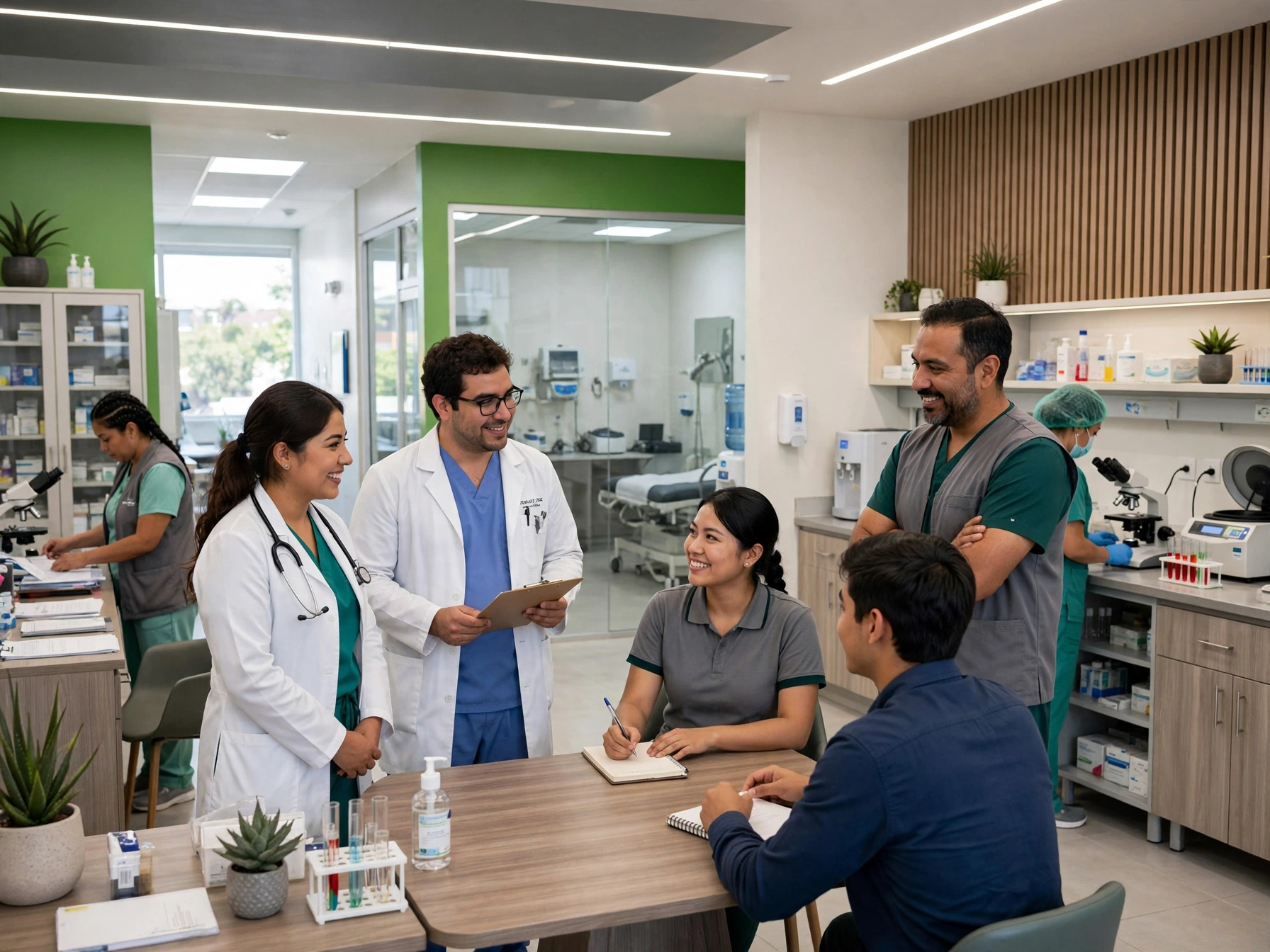 Proceso de selección y áreas de trabajo en clínica de Salud Digna