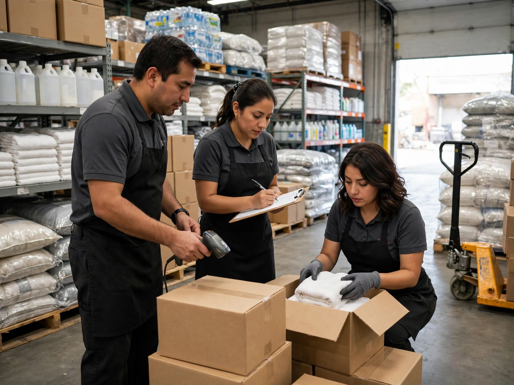 Compras, almacén y recepción de mercancías en Marriott