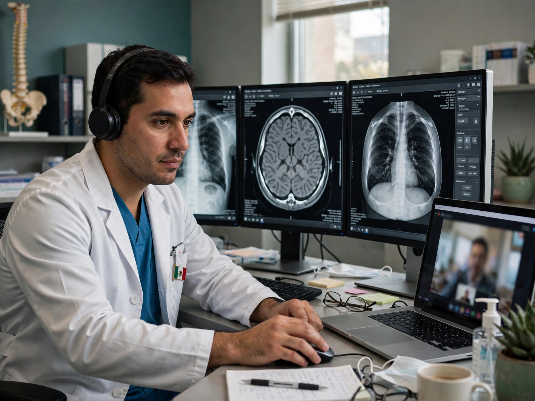 Médico radiólogo en Salud Digna con trabajo presencial y lectura remota